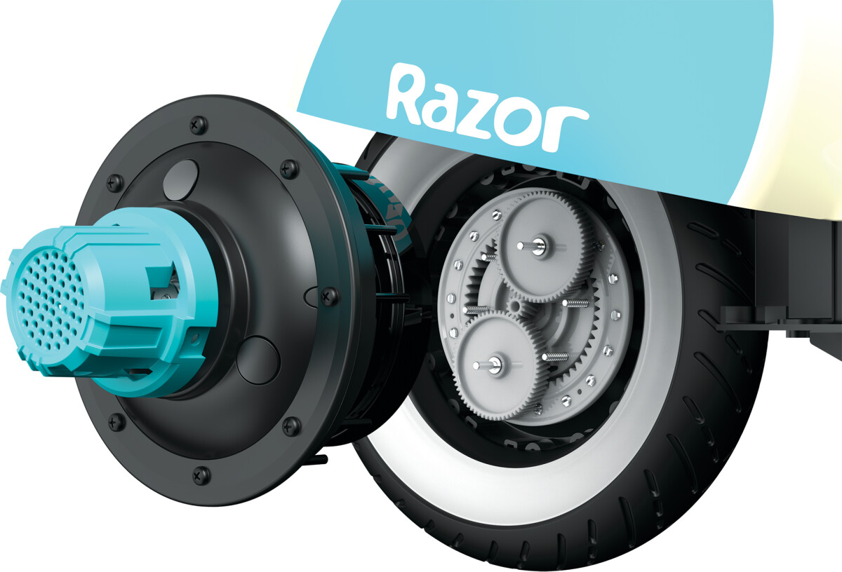Razor - Pocket Mod Petite El Scooter Til Børn - Blå