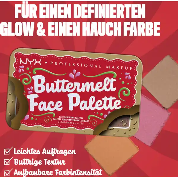 Buttermelt Face Palette Blush und Bronzer Duo Light