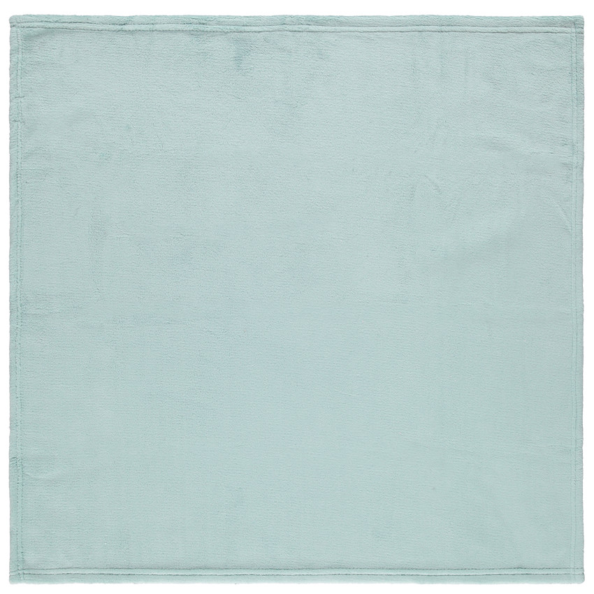 Couverture en sherpa unie 75x75 cm