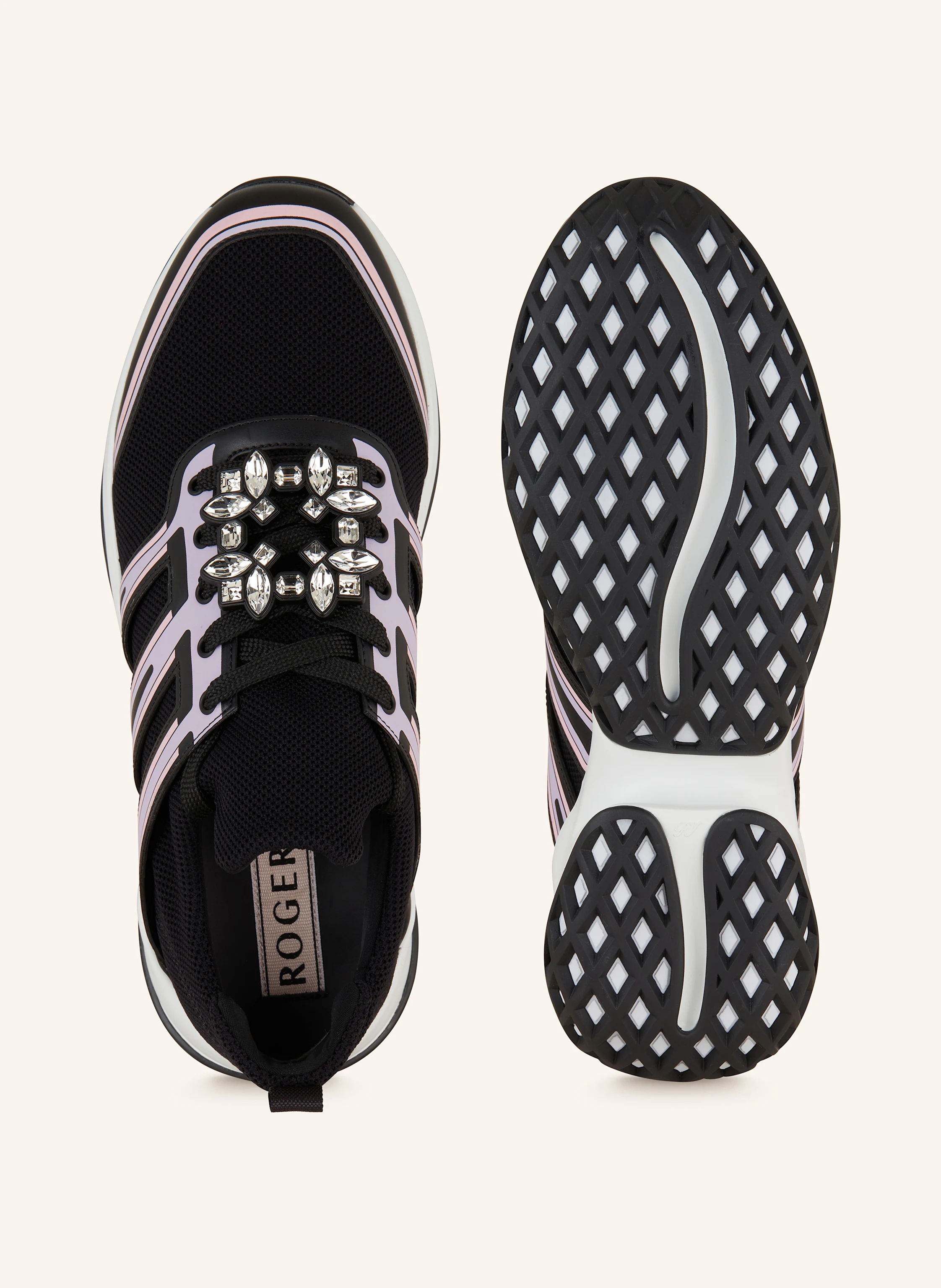 Roger Vivier Sneaker VIV' RUN mit Schmucksteinen