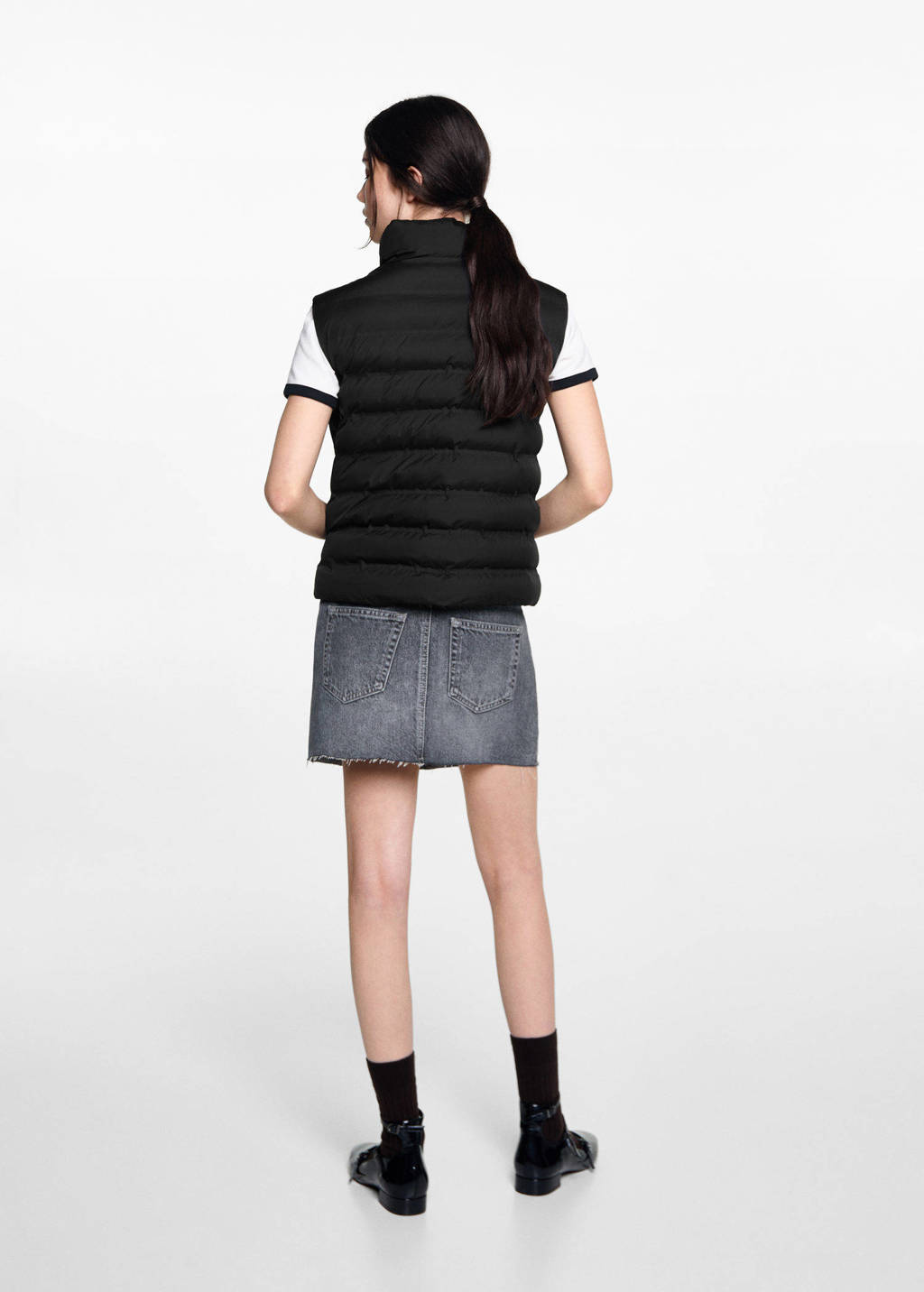 MANGO TEEN bodywarmer zwart
