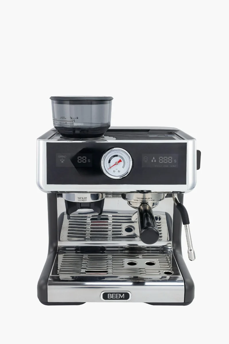 BEEM Siebträgermaschine Espresso Grind Expert + Leveler