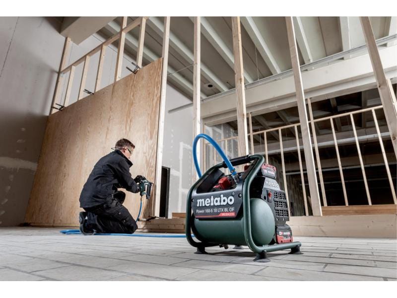 Metabo Akku-Kompressor Power 160-5 18 LTX BL OF Solo Leichter, leistungsstarker Akku-Kompressor mit Brushless-Motor