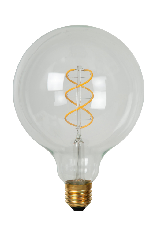 Lucide G125 LED Filament lichtbron E27 5W 2700K transparant dimbaar