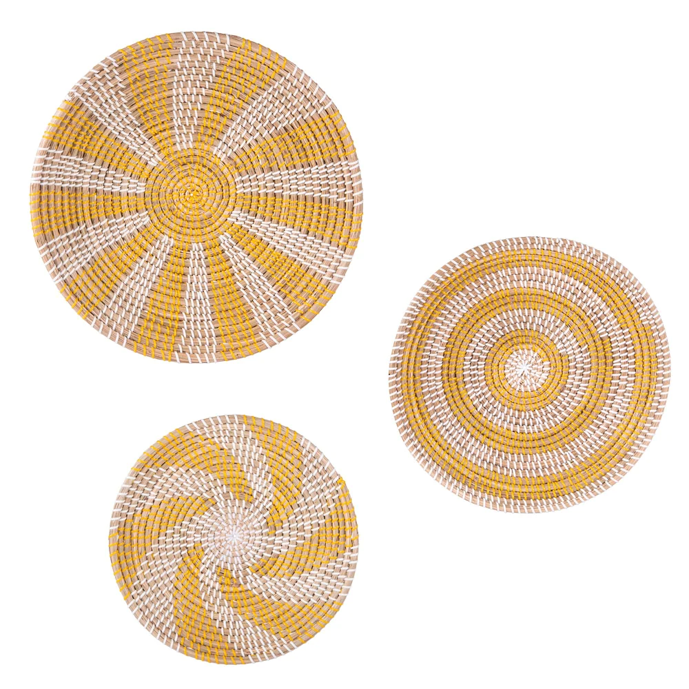 Set de 3 coupes jonc Jaune Table passion