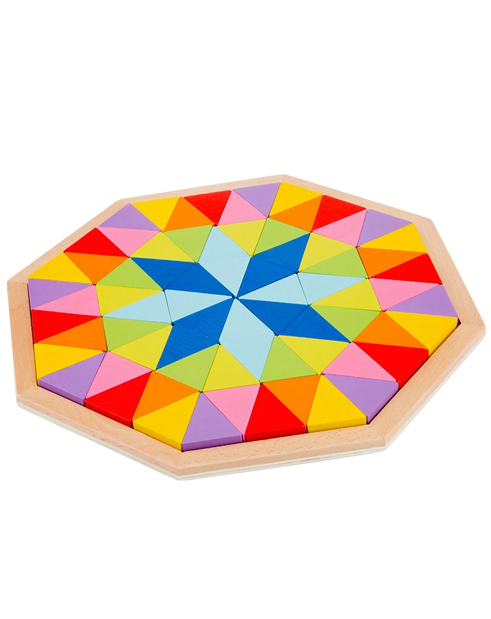 Formenpuzzle OKTAGON 73-teilig aus Holz
