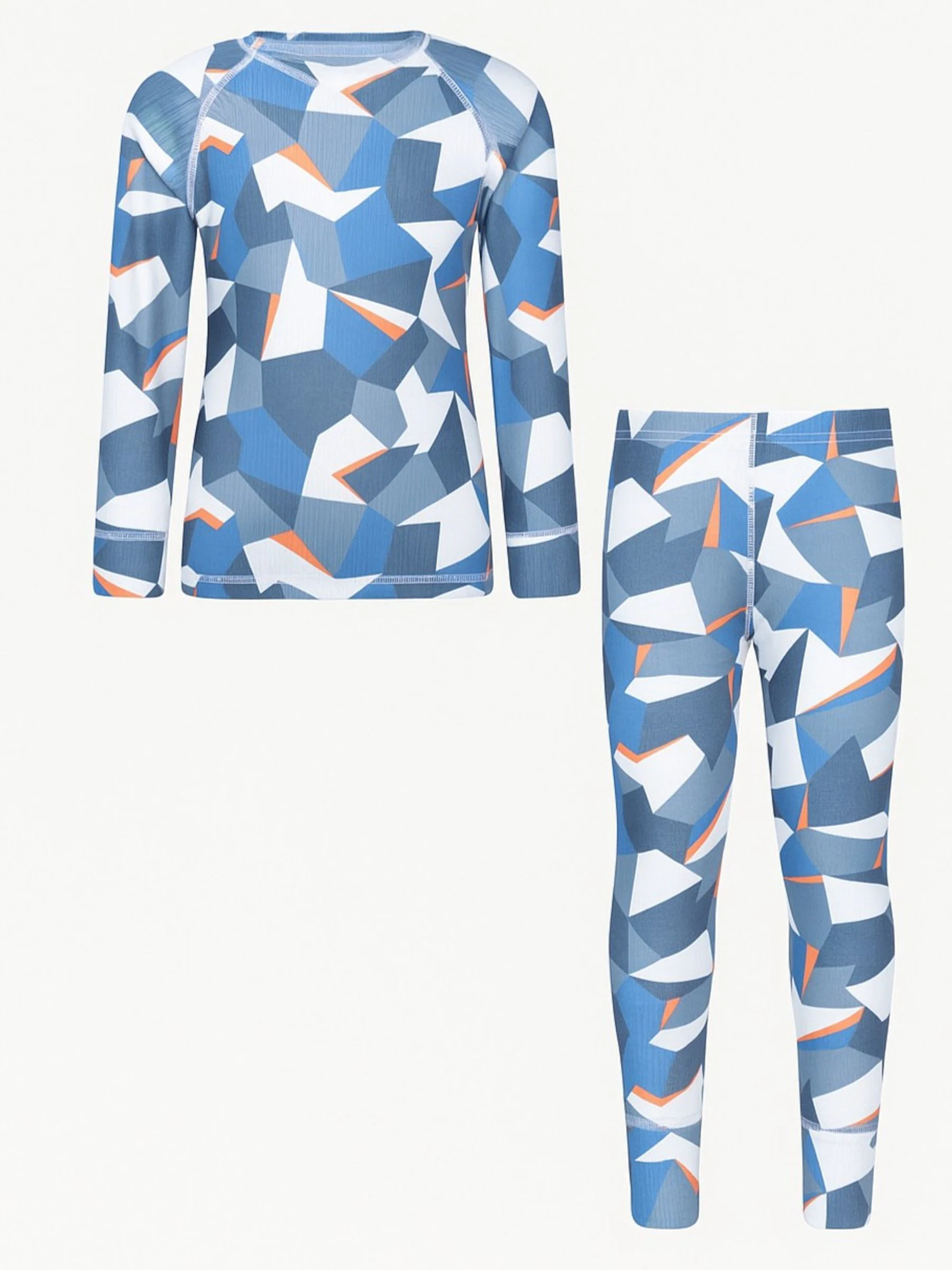 Mountain Warehouse Talus Printed Baselayer-Top & Pants Set
