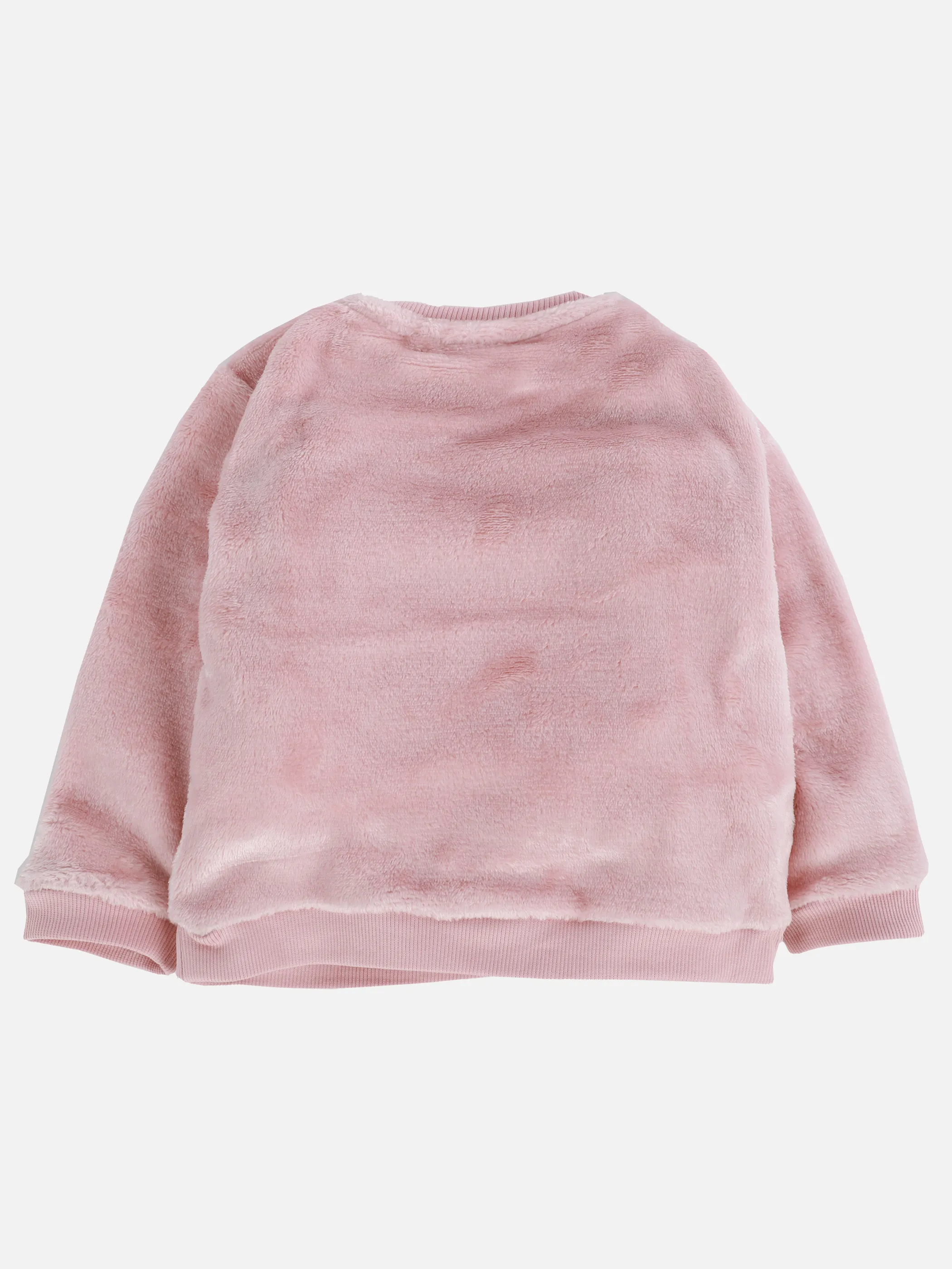 Mädchen Flauschshirt mit Stickerei