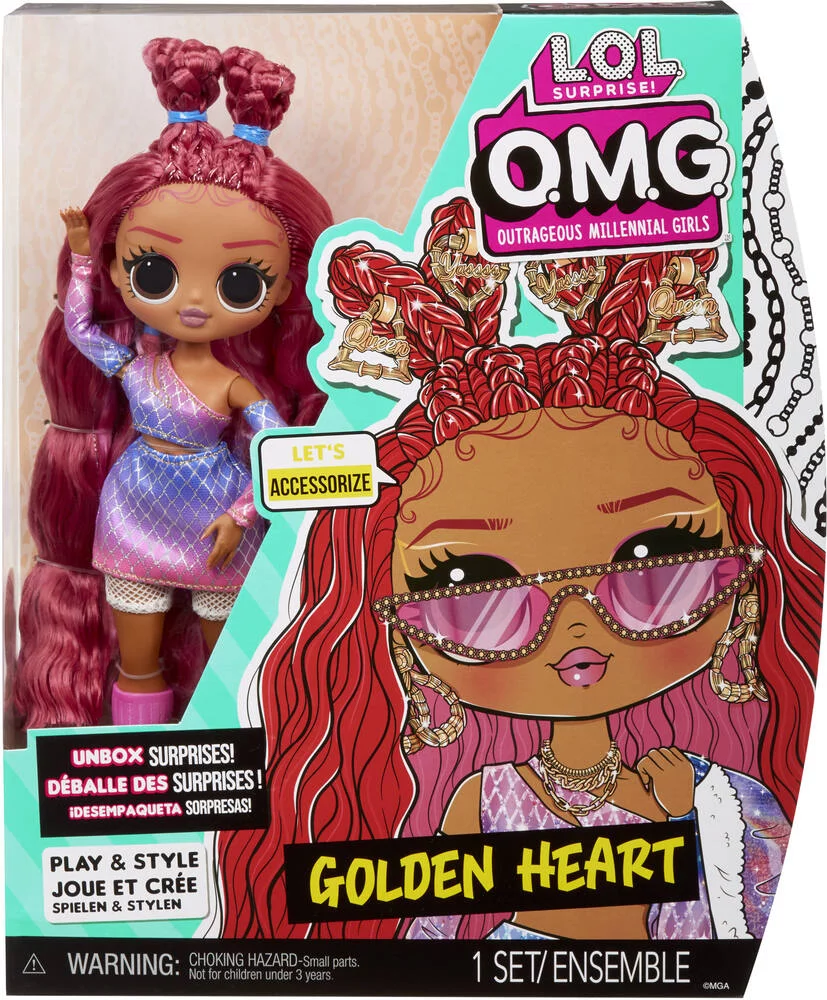 LOL SURPRISE OMG POUPEE CORE SERIES 7- GOLDEN HEART