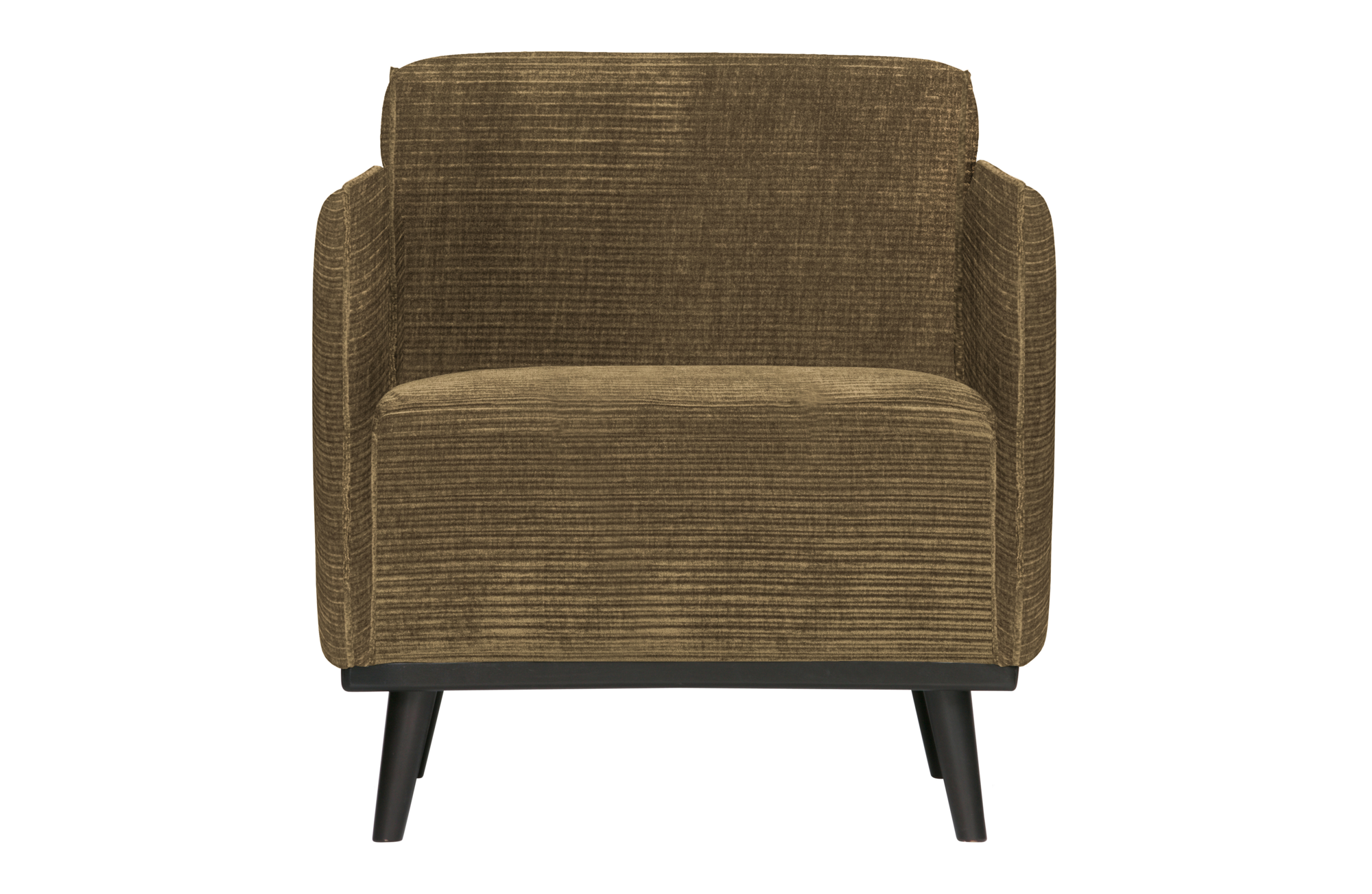 BePureHome fauteuil Statement met arm brede platte rib rock