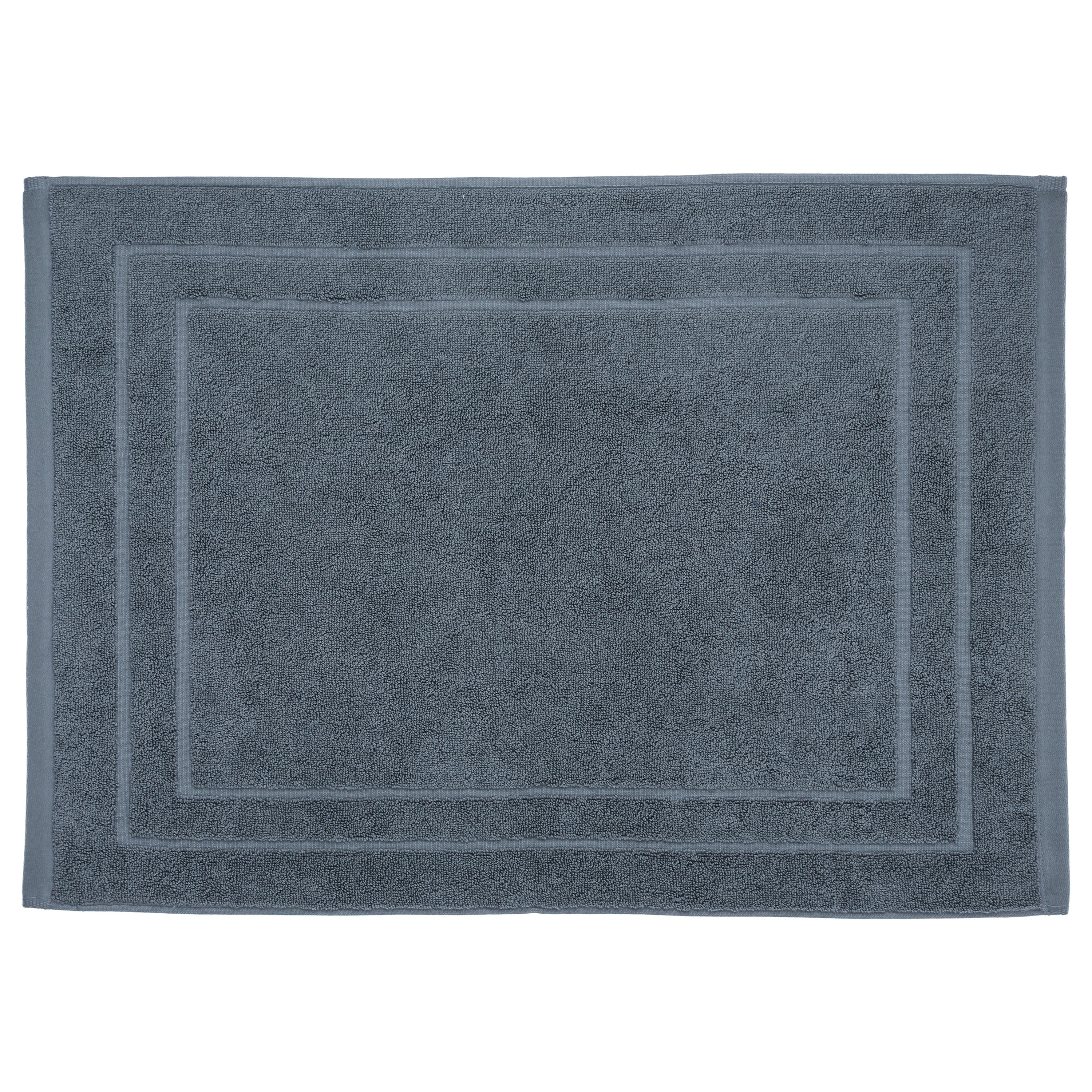 Atmosphera Badkamerkleed|badmat voor vloer - 50 x 70 cm - Donkergrijs
