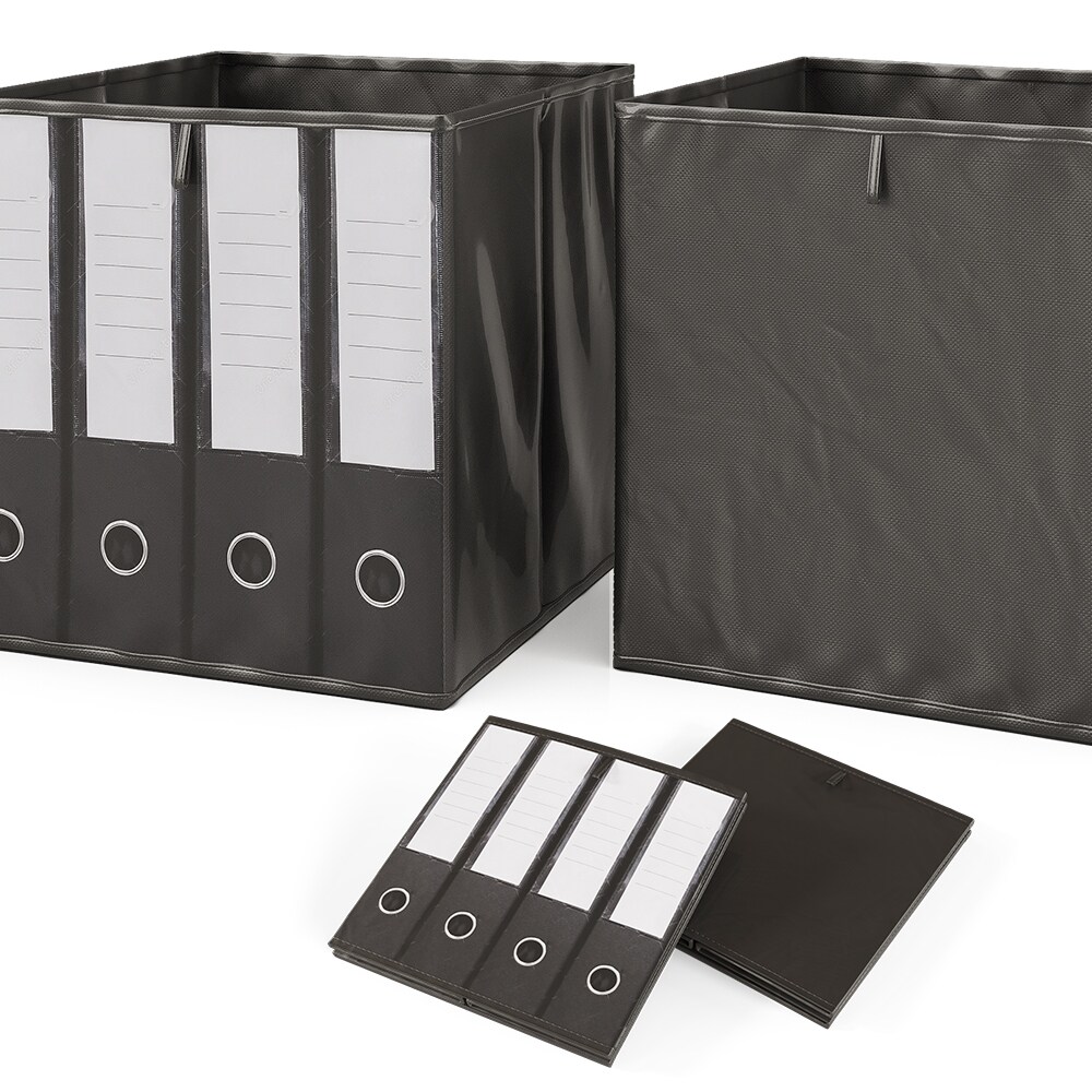 Vicco Raumteiler Würfelregal Standregal Ludus Weiß Faltbox Wohnzimmer Regal 36x145 cm modern Ablage 4 Fächer Dekoregal Ordnerregal Aufbewahrung