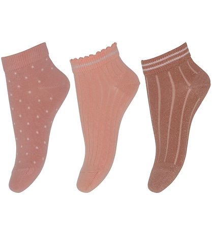 MP AnkelStrømper - 3-pak - Sofia - Copper Brown