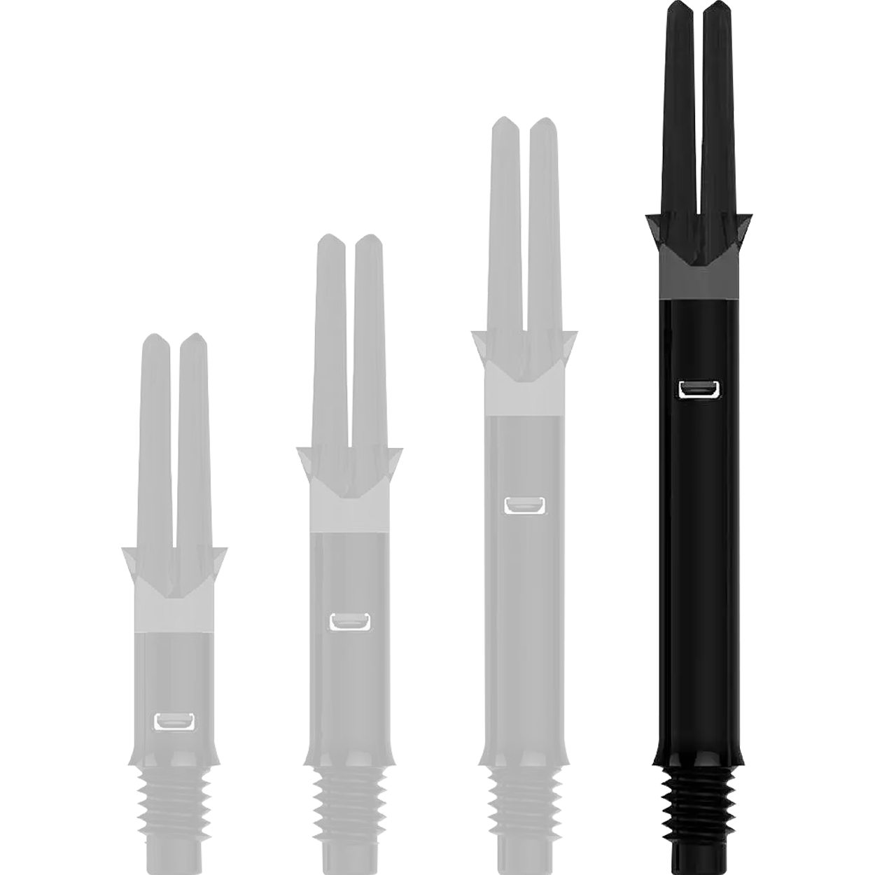 L-Style - L-Shaft Silent Straight Spinner - Schwarz