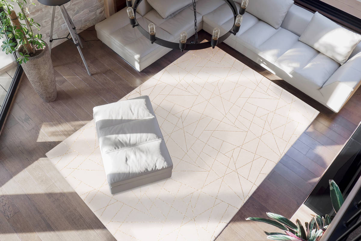 Teppich BIJOU 100 - creme-gold - 80x150 cm