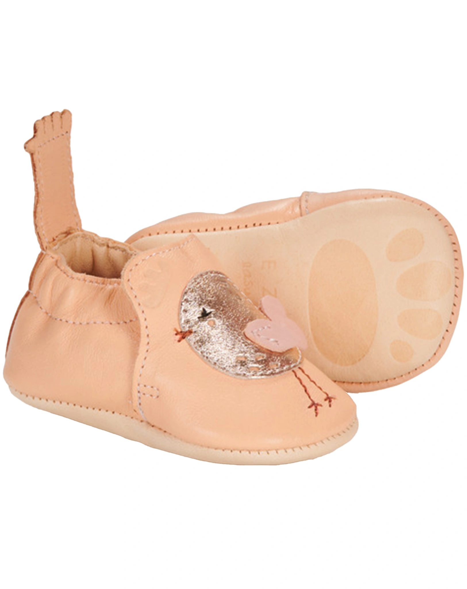 Krabbelschuhe MY BLUMOO POULE in abricot