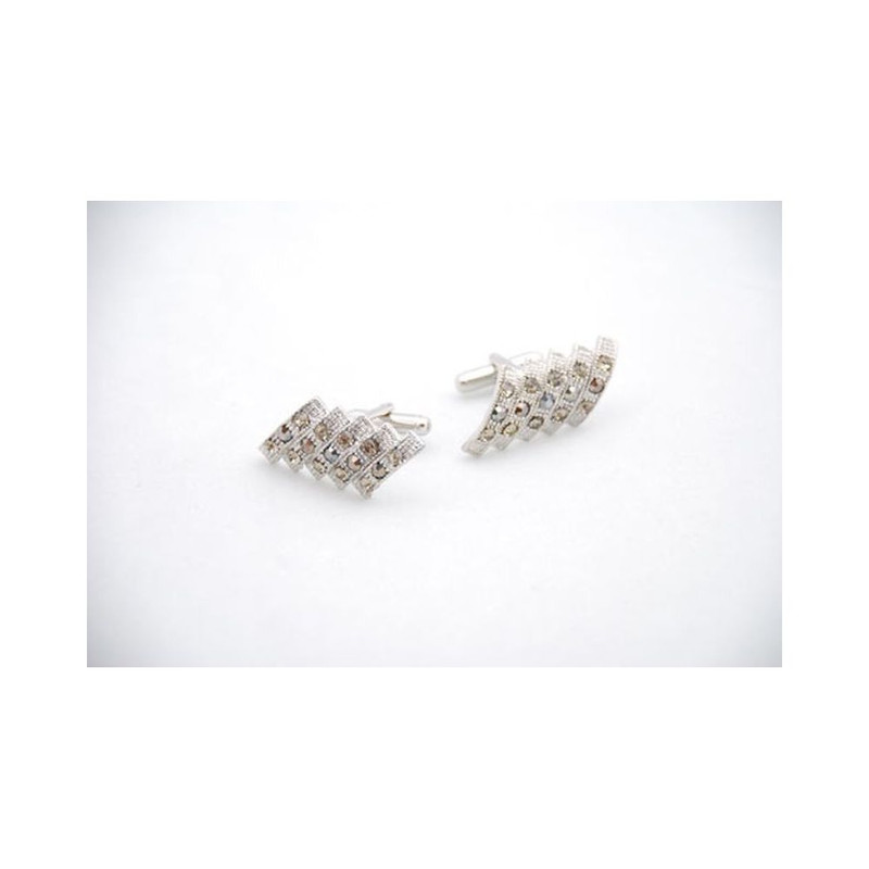 Boutons de manchette, MEMPHIS Cristal, Cristal Swarovski