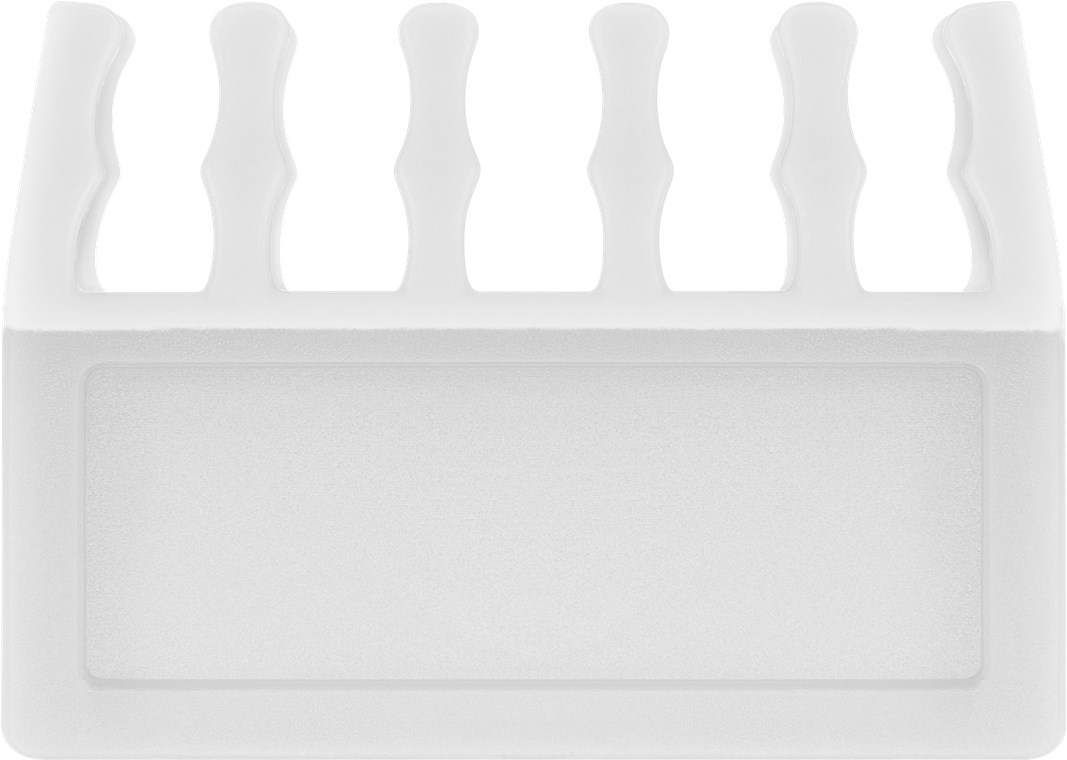 (2er Set) Goobay - Universal Kabelorganizer Kabelhalter / Clips / Klemmen (70431) - Weiss