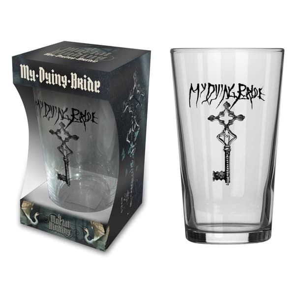 MY DYING BRIDE - A MORTAL BINDING - BEER GLASS (BOXED)