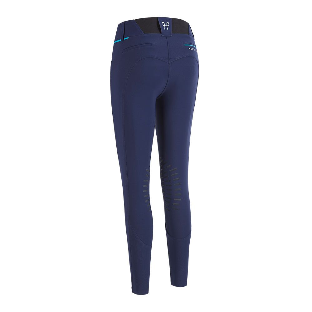 Horse Pilot X-DESIGN - Pantalon siliconé Femme navy