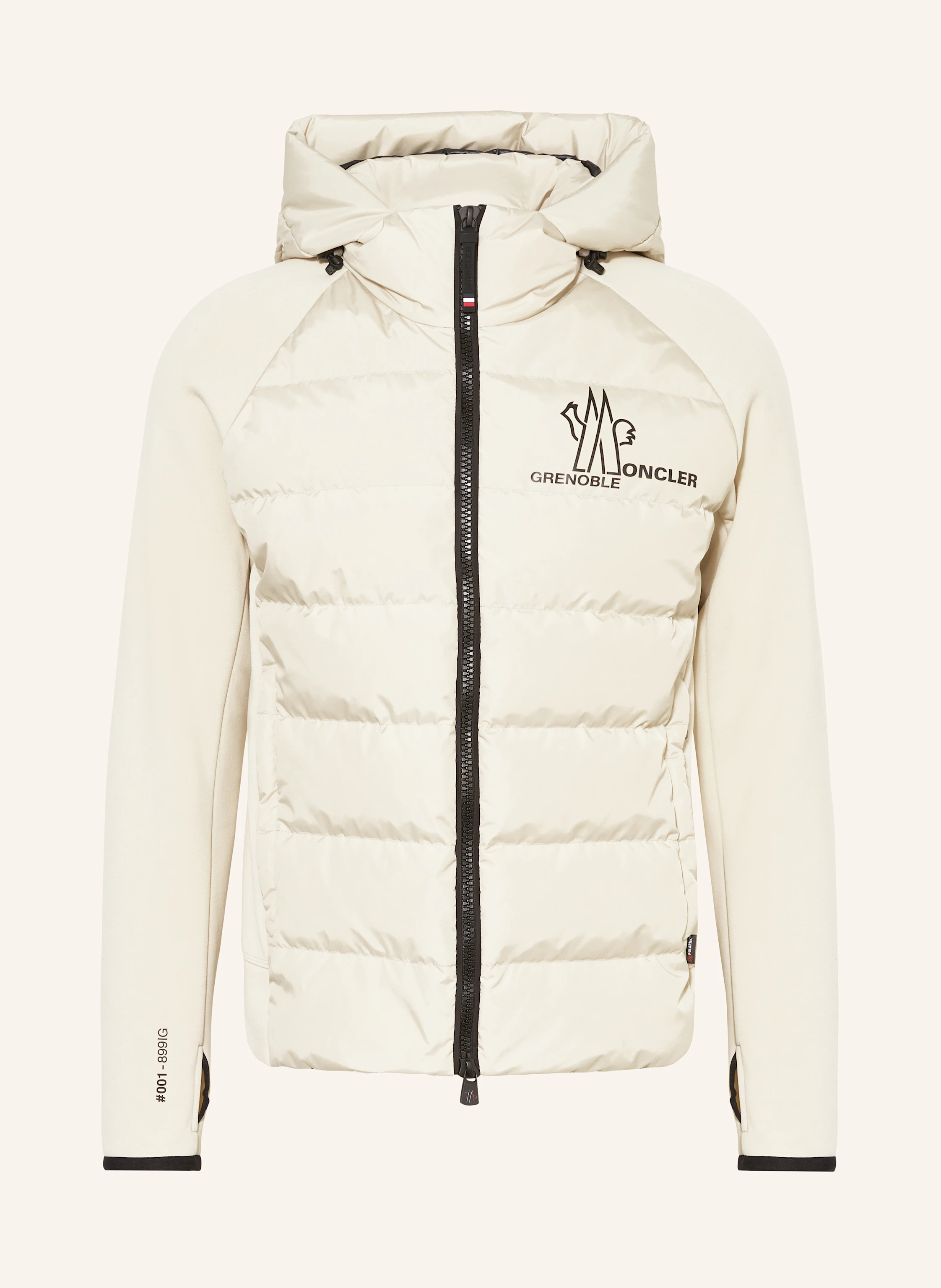 MONCLER GRENOBLE Lightweight-Daunenjacke im Materialmix