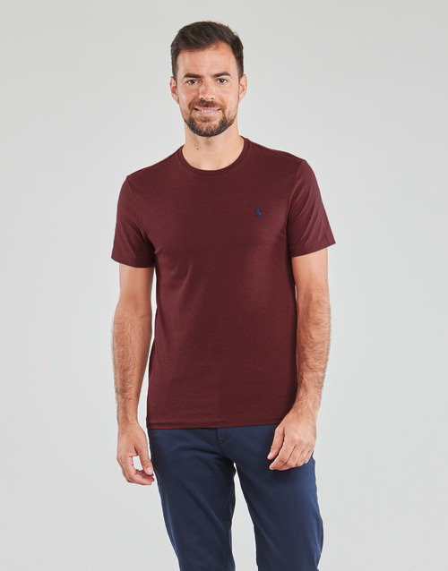 Polo Ralph Lauren - K224SC08-SSCNCMSLM2-SHORT SLEEVE-T-SHIRT Burdeo / Spring / Vino / Heather