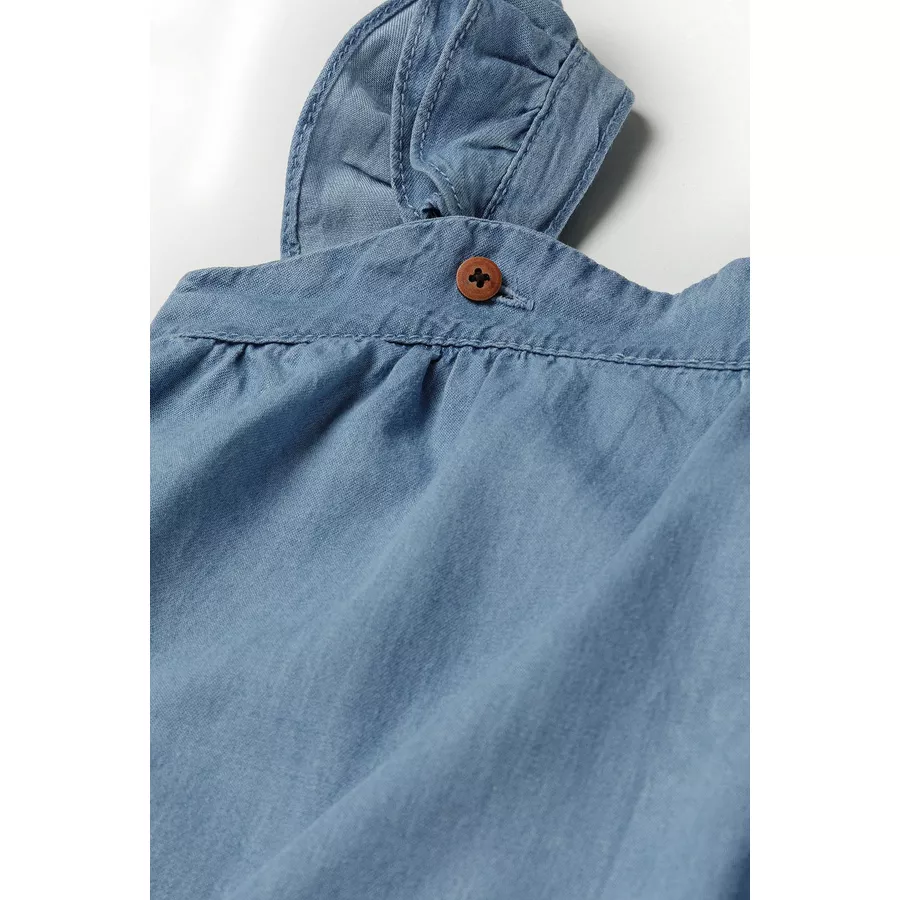 MINOTI Kleid Denim-Hellblau