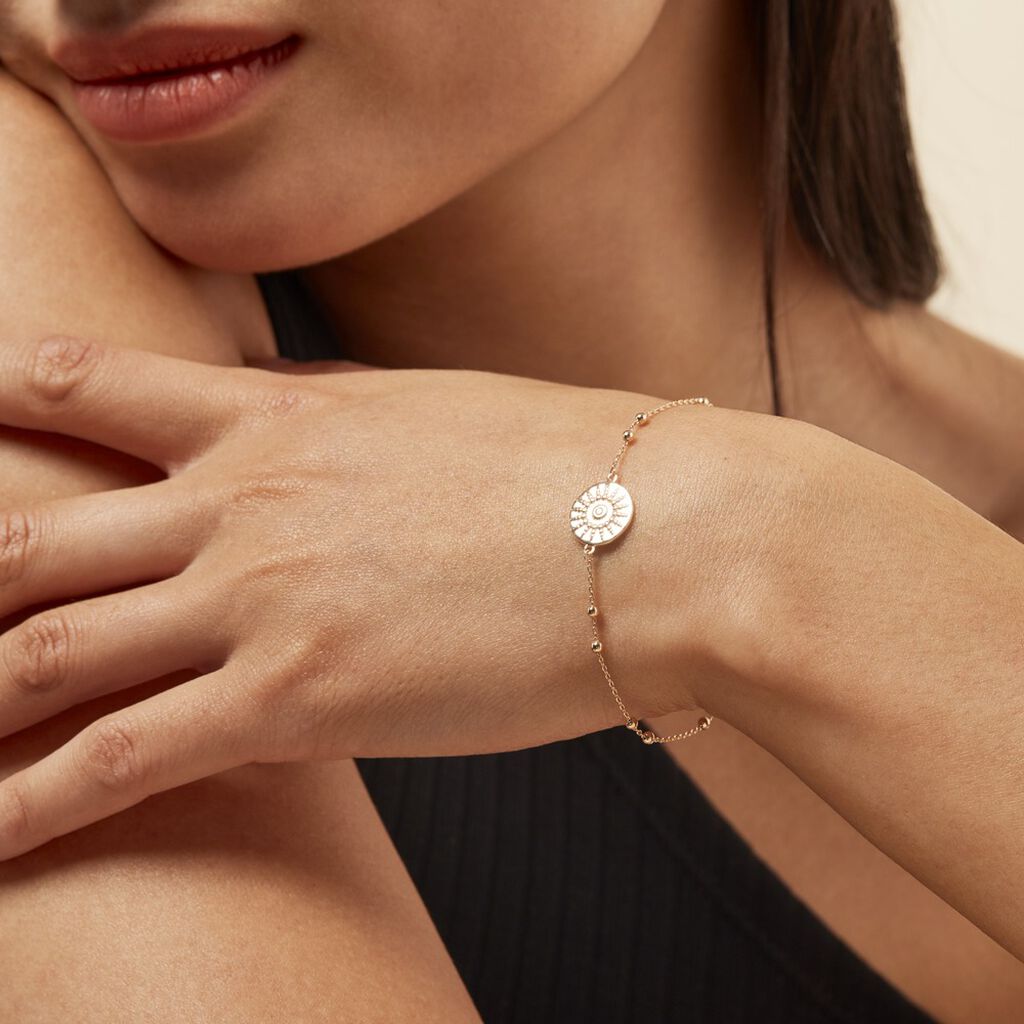 Bracelet Artea Plaqué Or Jaune Oxyde De Zirconium