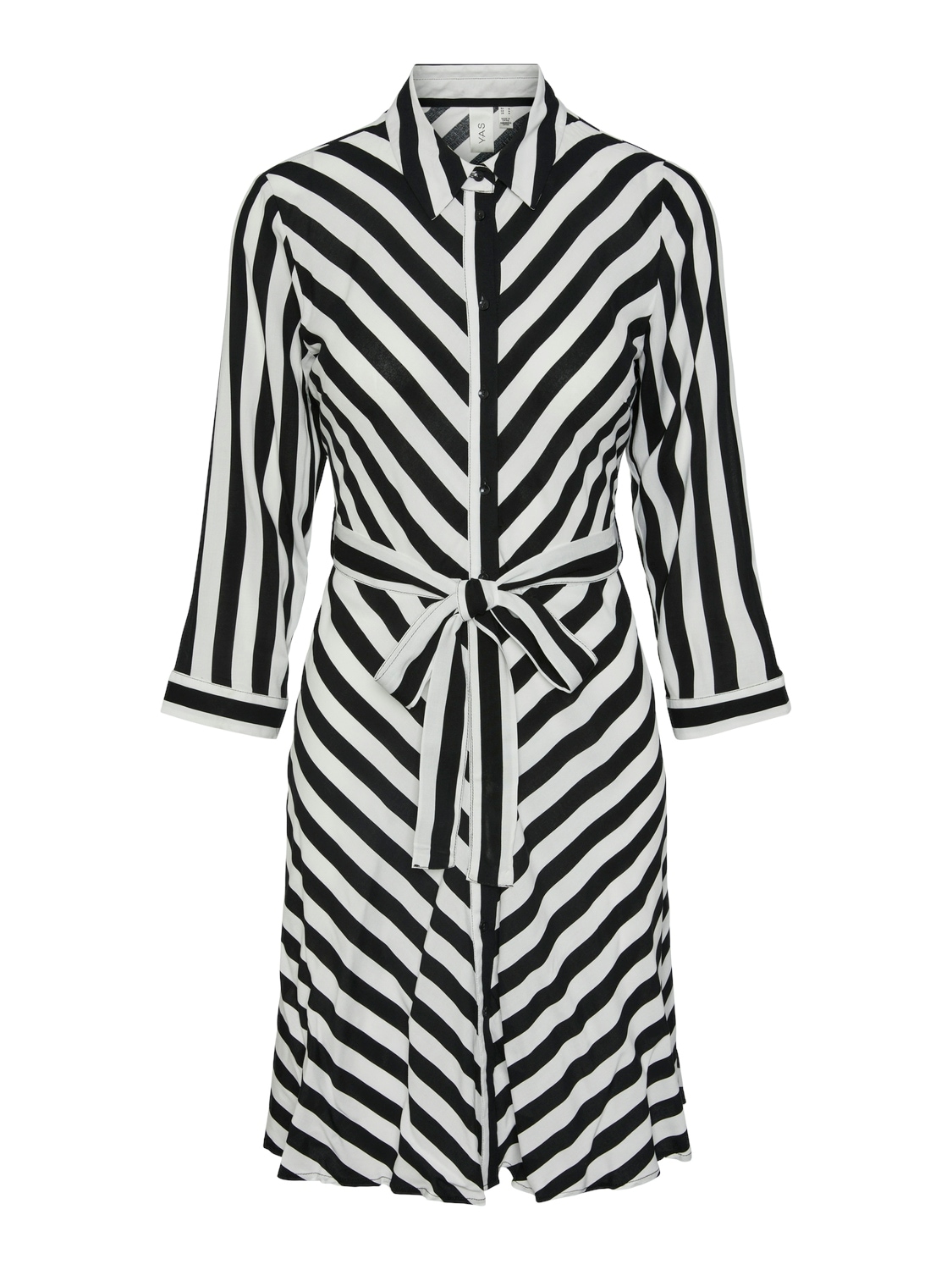 Y.A.S Hemdblusenkleid »YASSAVANNA 3/4 SHORT SHIRT DRESS S. NOOS« Sommerkleid,