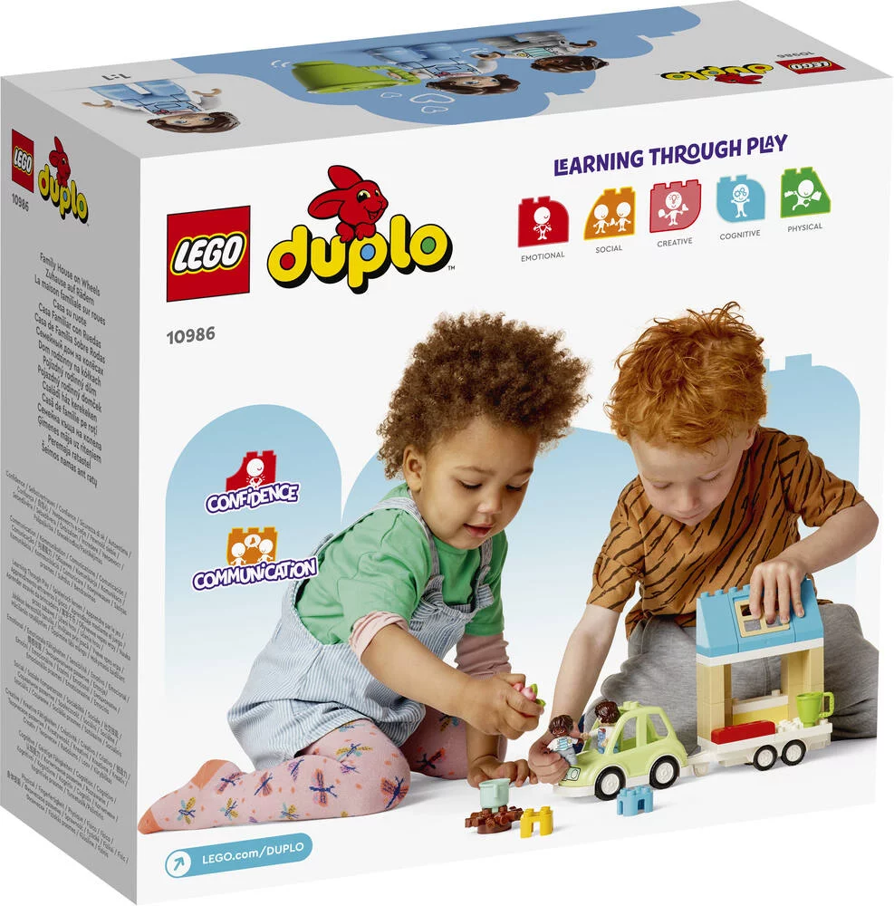 LEGO®DUPLO®MA VILLE 10986 - LA MAISON FAMILIALE SUR ROUES