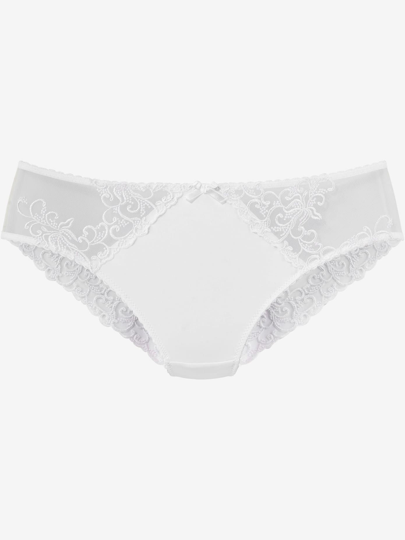 Tanga romantique aux détails fleuris