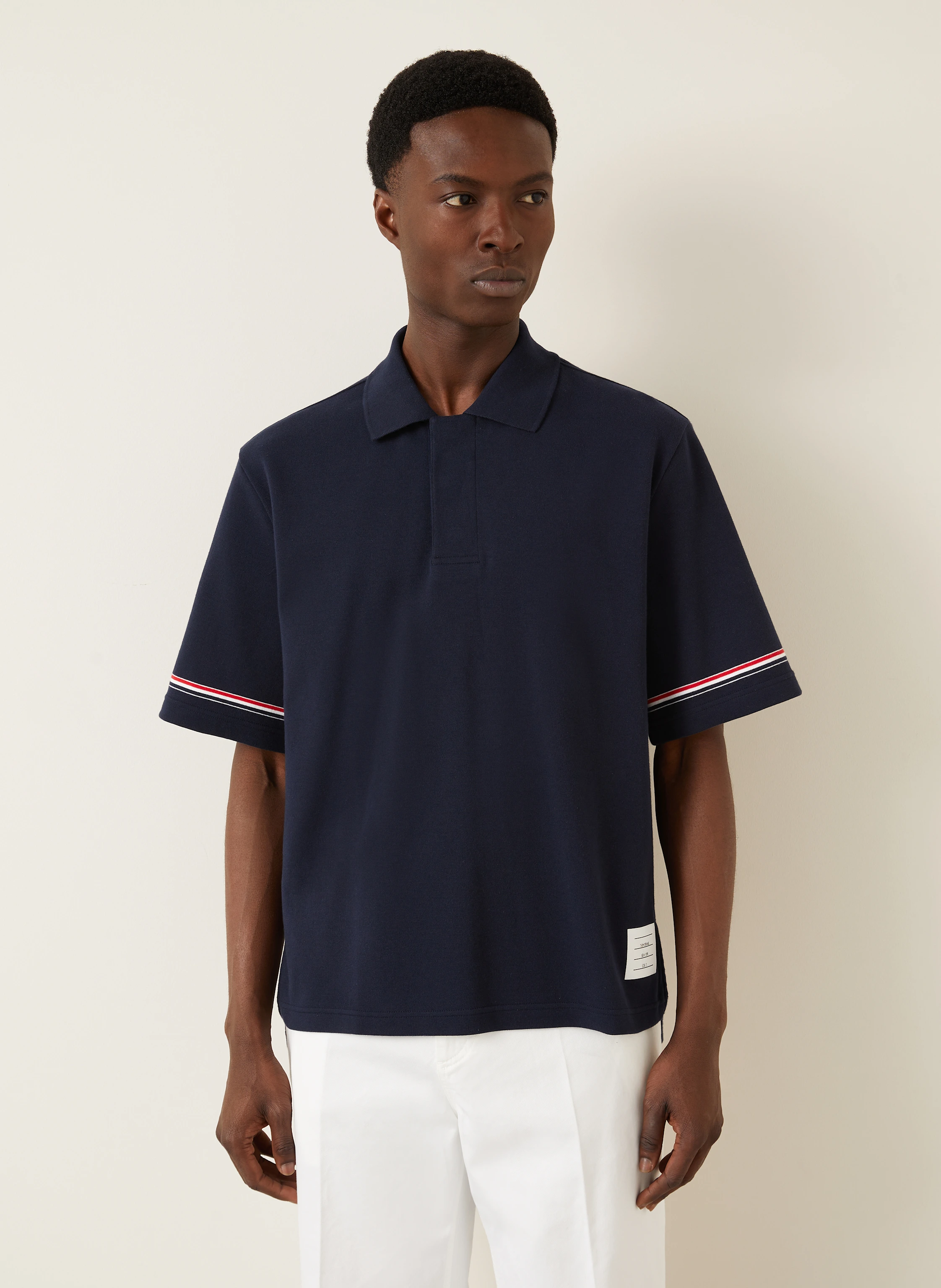 THOM BROWNE. Jersey-Poloshirt