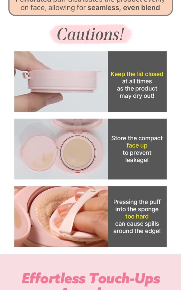 Milk Touch - All-day Skin Fit Milky Glow Cushion Set - 3 kleuren
