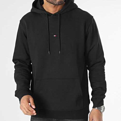Sweat Capuche Reg Tonal Linear 6800 Noir