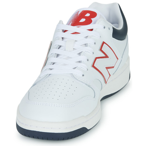 New Balance - 480 - Blanc / Bleu / Rouge