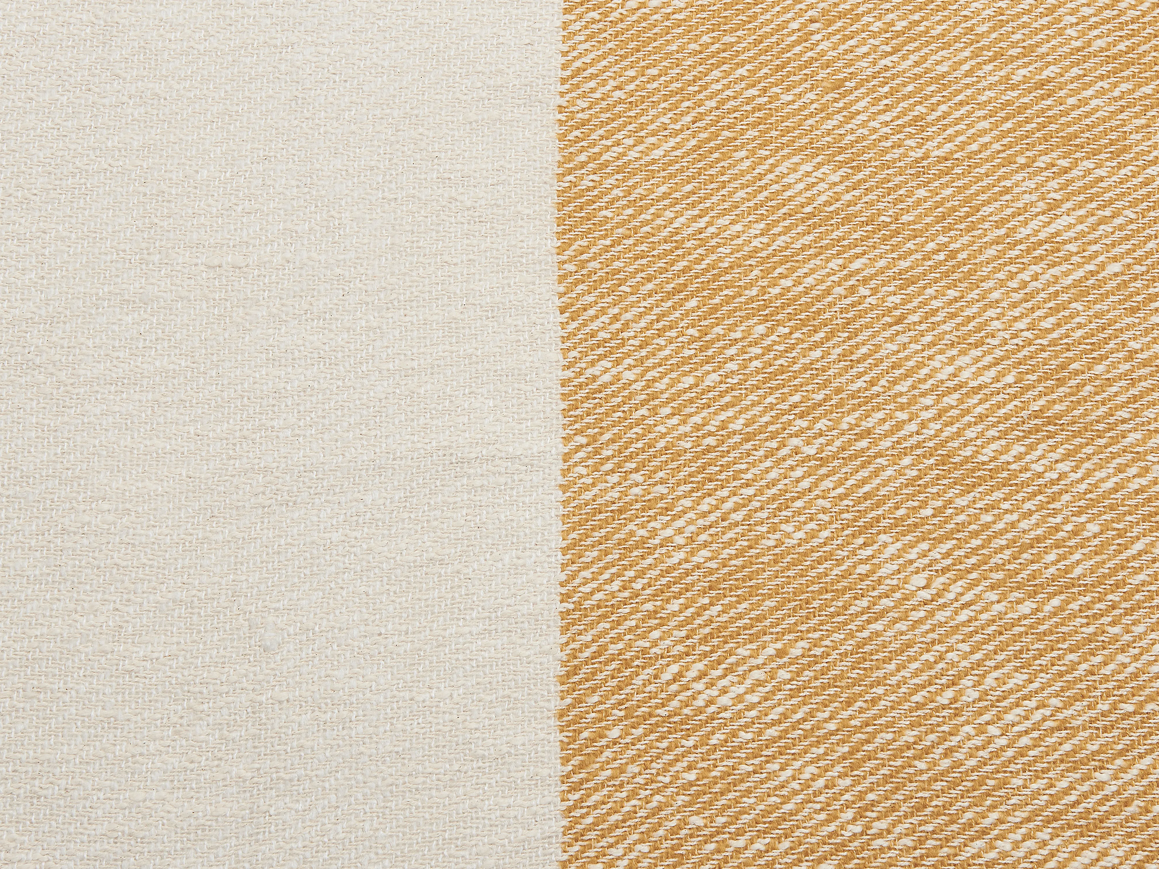 Plaid SALME Stof 130 x 170 cm Beige