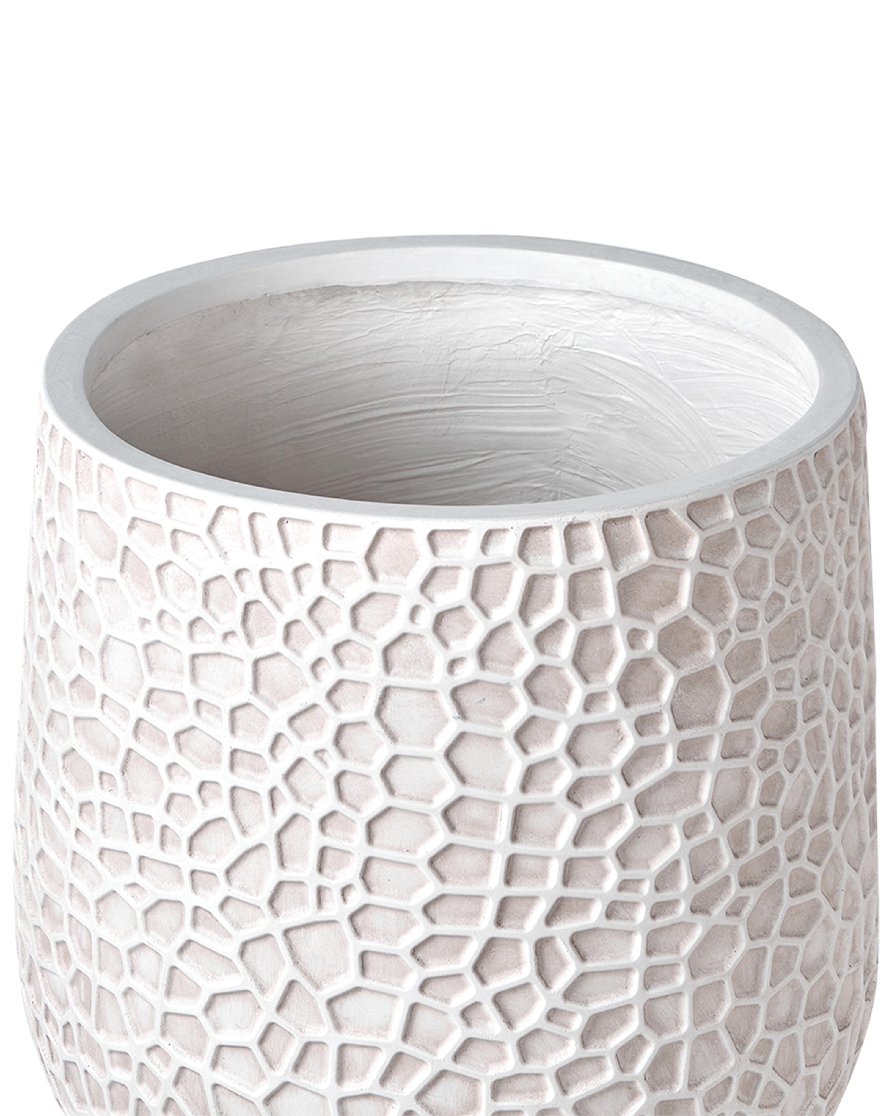 Bloempot QIYUN 41 cm Lichtbeige