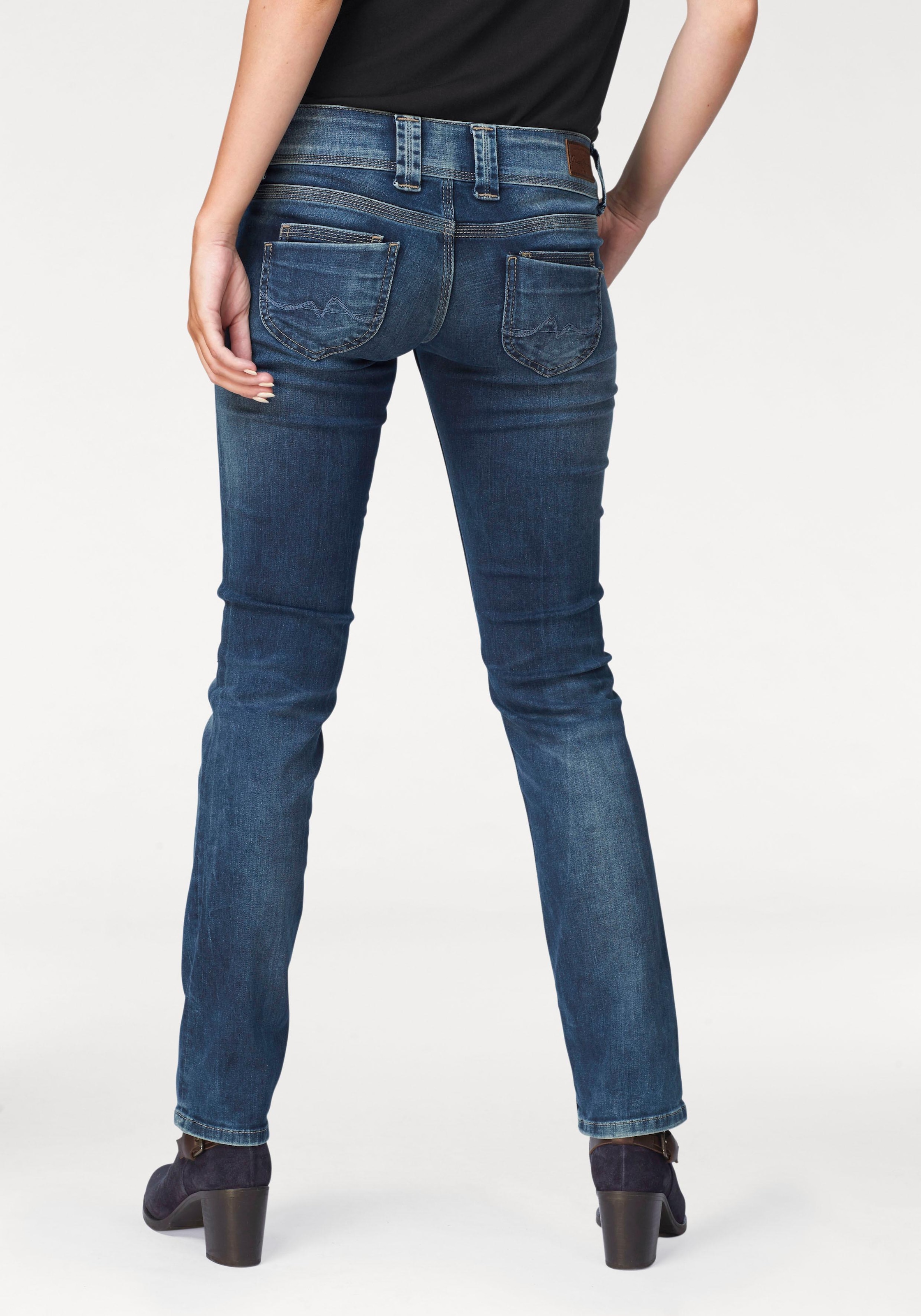 Pepe Jeans Straight-Jeans »VENUS«, mit schmalem Bein
