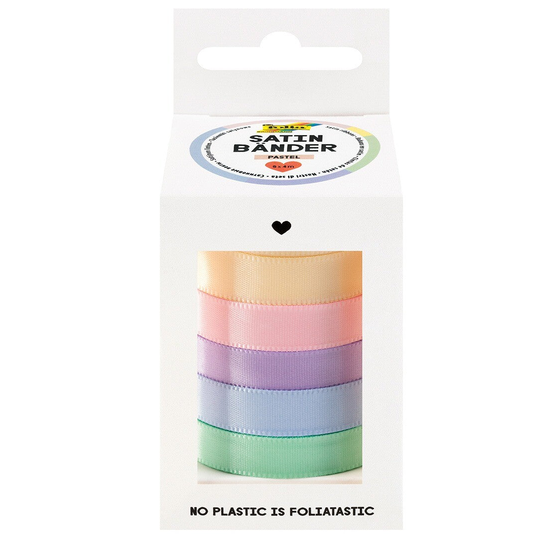 Folia lint satijn - pastel - 5x4 m