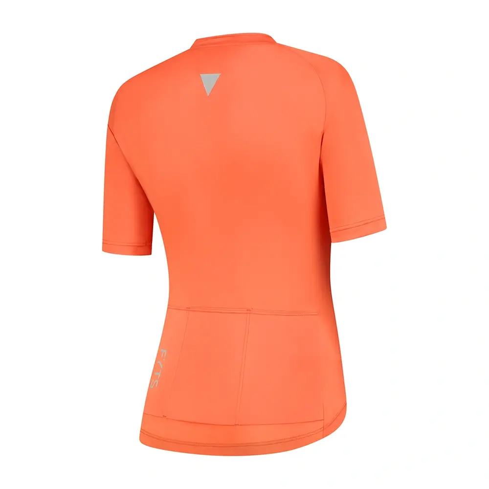 FYTS SNLR Fietsshirt Korte Mouwen Oranje Dames