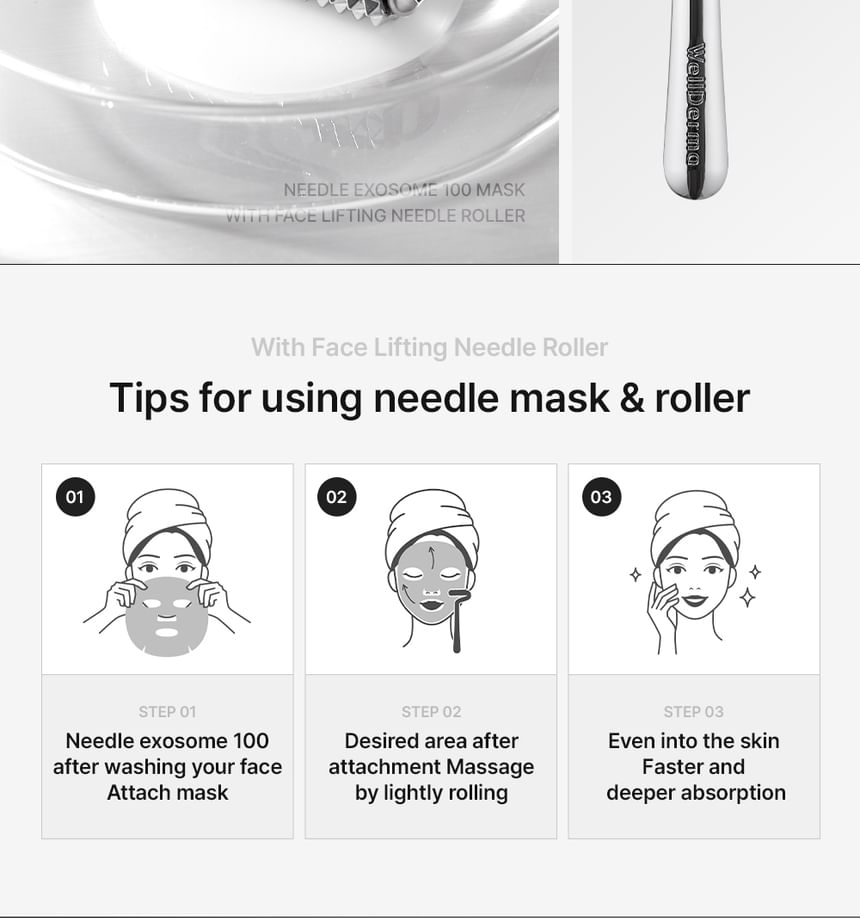 WellDerma - Facelifting Needle Shot Roller