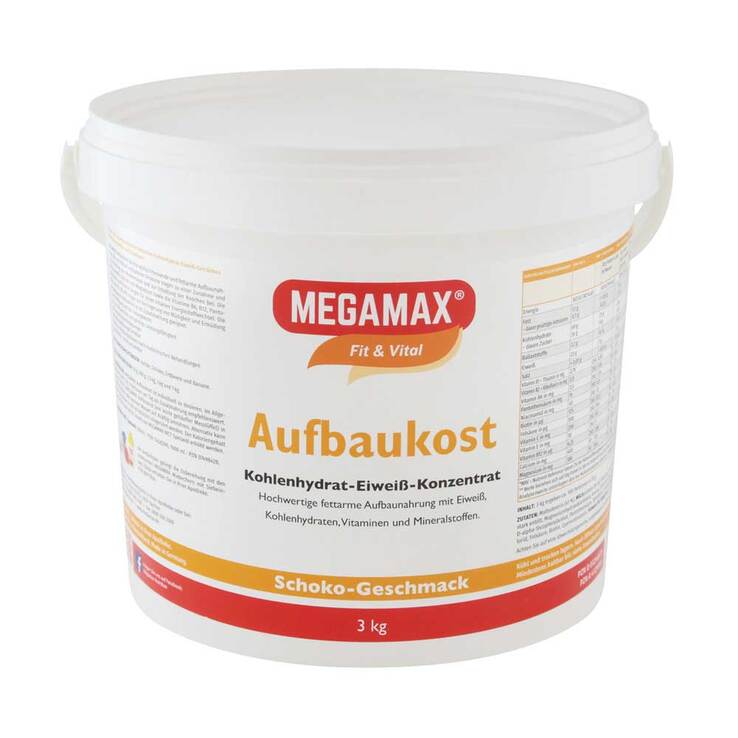 Megamax Aufbaukost Schoko Pulver, 3 kg