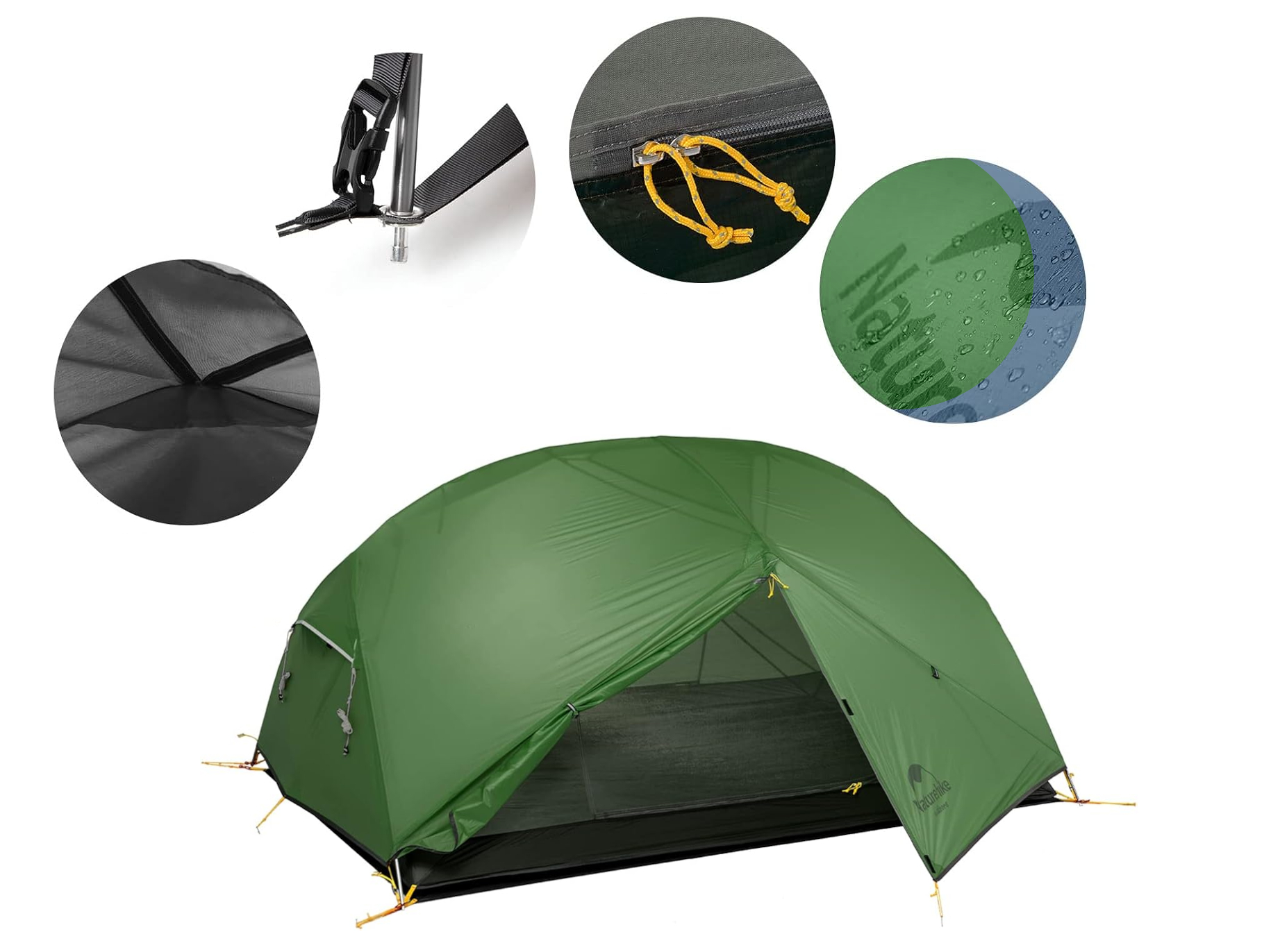 Naturehike Mongar 2 koepeltent - Green