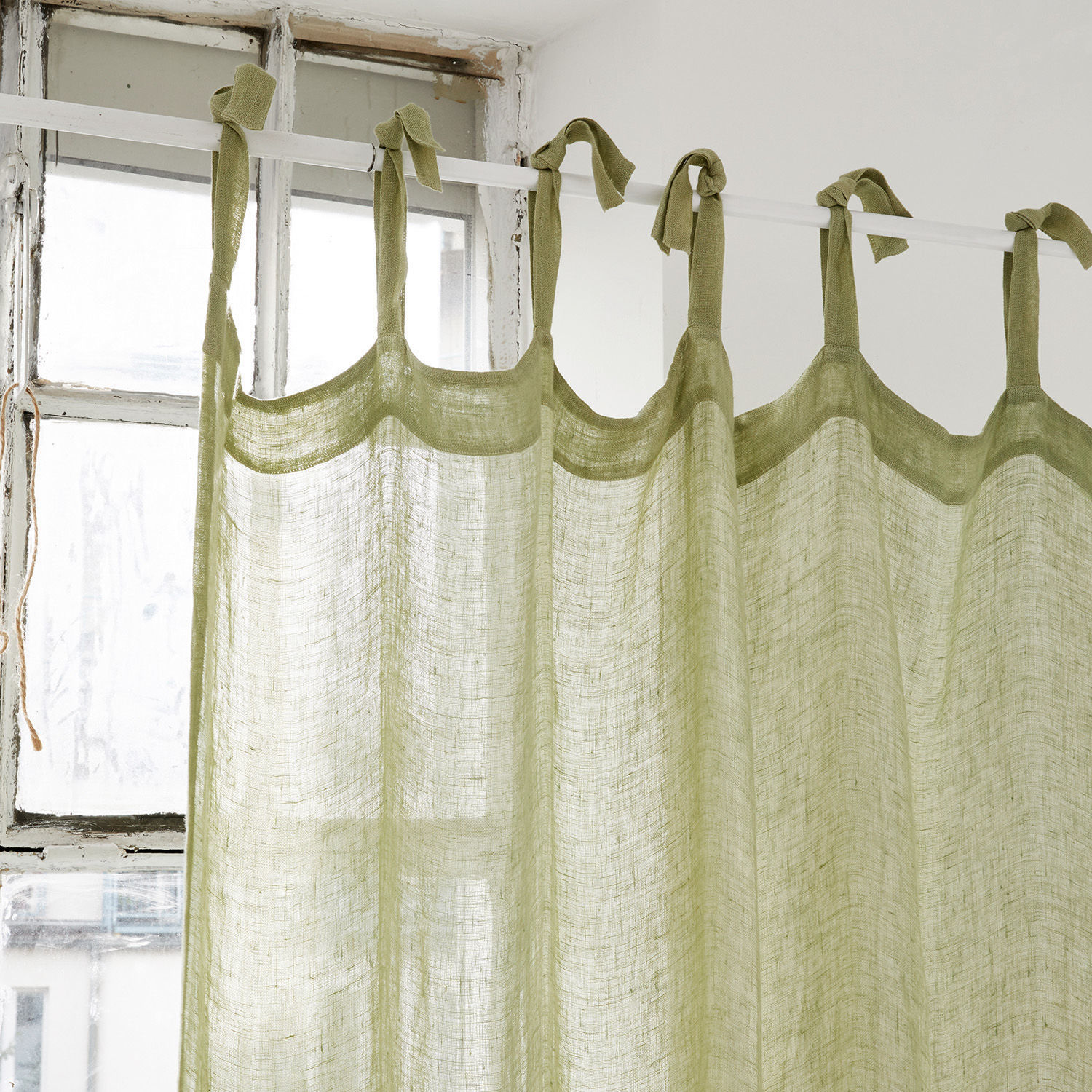 Gardine Gryphia 250/140 cm | hellgrün