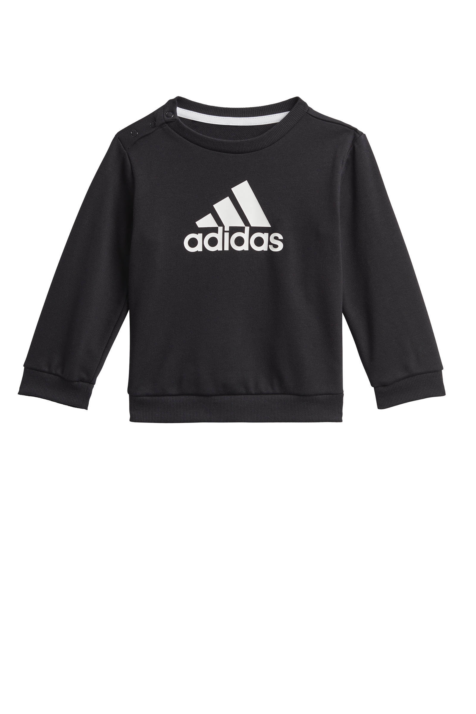 adidas joggingpak zwart/wit