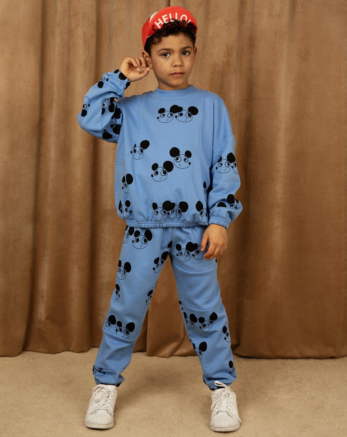 Sweatshirt RITZRATS AOP in blue