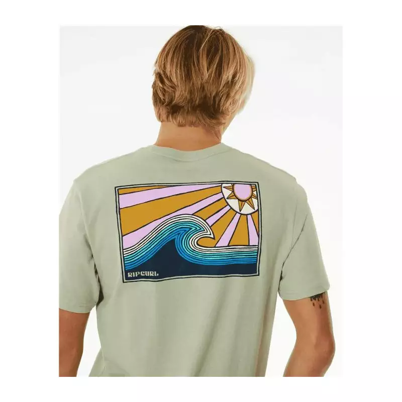 Teeshirt RIPCURL Swc Blazing Tubes Tee Sage