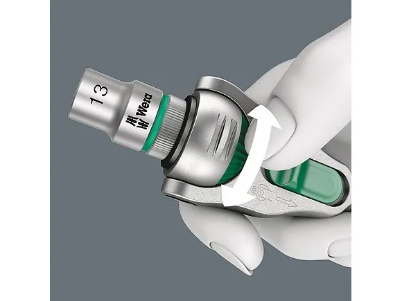 Wera Zyklop Speed 8100 SA/SC 2 - Skraldetopnøgle med bit og sokkelsæt - 43 stykker - i etui