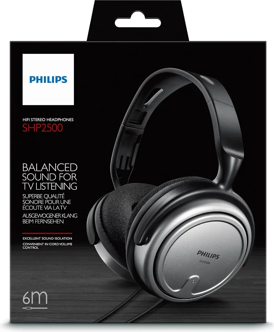 Philips SHP-2500 Silver Casques hi-fi