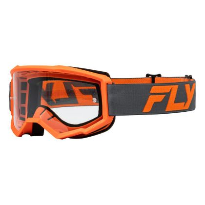 Masque cross Fly FOCUS 2025 - Noir / Orange